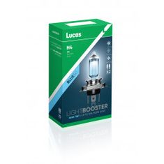 Lucas Autožárovky 12V H4 60/55W - Lucas LightBooster + 50% Blue vyšší svítivost / xenonový efekt 2ks