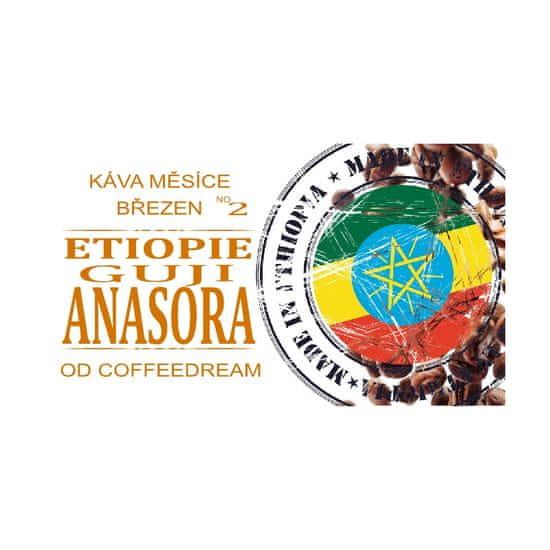 COFFEEDREAM Káva ETIOPIE GUJI ANASORA Gr. 1