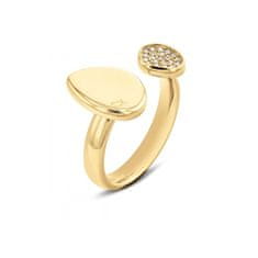 Calvin Klein Elegantní pozlacený prsten s krystaly Fascinate 35000320 (Obvod 54 mm)