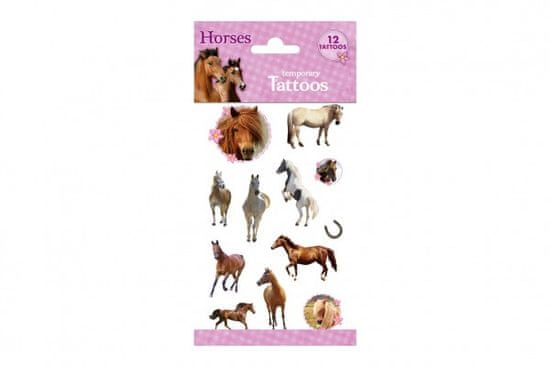 Lowlands Tetování koně barevné