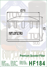 Hiflofiltro Olejový filtr HF184