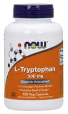 NOW Foods L-Tryptofan 500 mg, 120 rostlinných kapslí