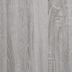 Vidaxl Noční stolek šedý sonoma 39 x 39 x 67 cm kompozitní dřevo
