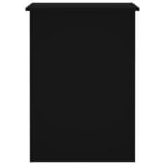 Vidaxl Psací stůl černý 100 x 55 x 75 cm kompozitní dřevo