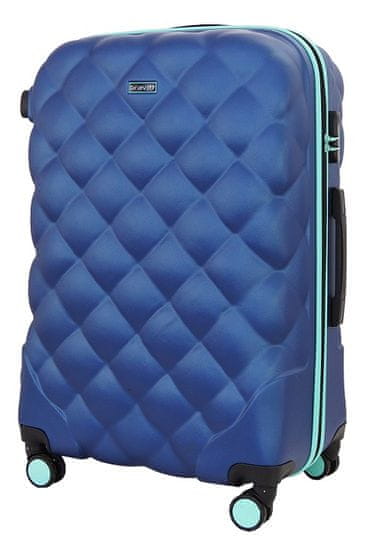 MFX  Cestovní kufr G135 modrý,94L,velký, 78 x 52 x 29
