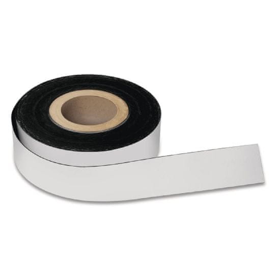 Magnetoplan Magnetická páska popisovatelná Magnetoplan 30 m x 50 mm, bílá