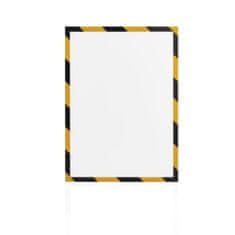 Magnetoplan Magnetický rámeček Magnetofix A4 bezpečnostní žluto-černá (5ks)