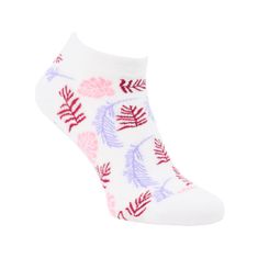 RS dámské letní barevné bavlněné sneaker ponožky 6400723 3-pack, bílá, 35-38