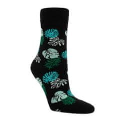 RS bambusové zdravotní jednobarevné ponožky se vzorem 1203523 4-pack, 35-38