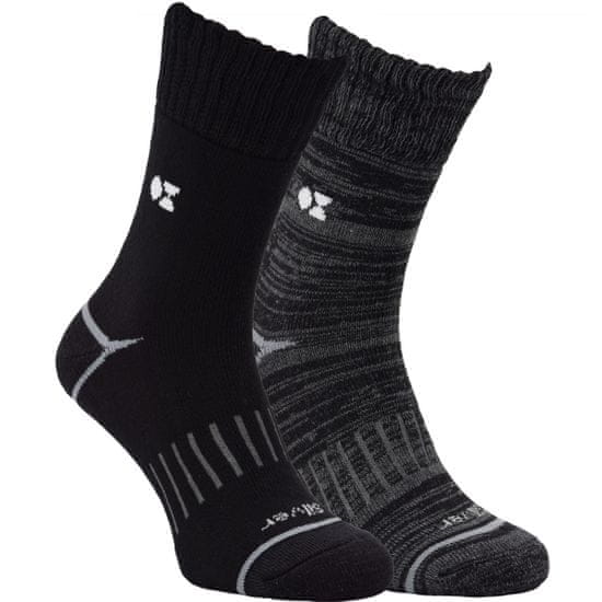 OXSOX Active funkční bavlněné froté ponožky se stříbrem 5101023 2-pack
