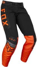 FOX kalhoty FOX 360 Dier fluo černo-oranžovo-šedé 32