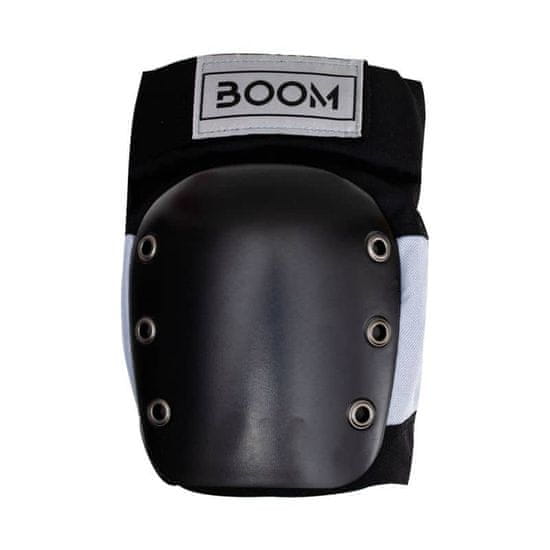 Boom protection Chrániče na kolena Solid L Černé/Stříbrné