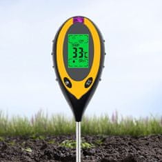 Sofistar Tester půdy 4 v 1 (metr osvětlení, hodnota PH, vlhkost a teplota půdy)