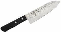 Satake Cutlery Nůž Santoku 17 Cm Nashiji Black Pakka