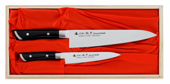 Satake Cutlery Hiroki Sada 2 Univerzálních Nožů + Nástavec