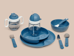 Mepal Dětská jídelní sada Mio 3-dílná Deep Blue