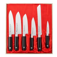 Satake Cutlery Sword Smith Sada 6 Dřevěných Nožů