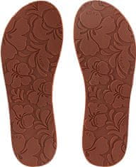Roxy Dámské kožené pantofle LANAH ARJL200833-BRN (Velikost 41)