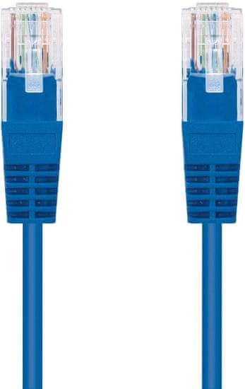 C-Tech kabel UTP, Cat5e, 3m, modrá