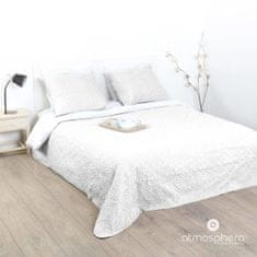 Atmosphera Přehoz na postel + 2 dekorační povlaky na polštáře, 240 x 260, ivory barva