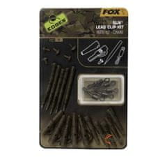 Fox Edges Camo Slik Lead Clip Kit - size 10 CAC779