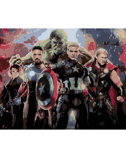 Avengers Malování podle čísel 40 x 50 cm - Engame