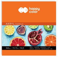 Happy Color Blok pro akrylové barvy 15 x 15 cm