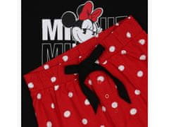 Disney Disney Mickey Mouse Dámské bavlněné pyžamo s krátkým rukávem a puntíky S
