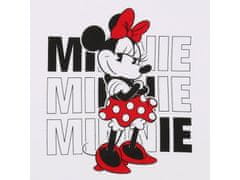 sarcia.eu Minnie Mouse Disney Dámské bavlněné pyžamo s krátkým rukávem v černé a bílé barvě s puntíky XL