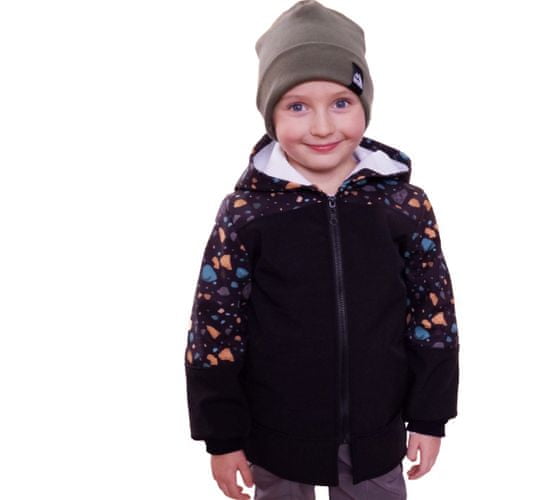 ROCKINO Softshellová dětská bunda vel. 110,116,122 vzor 8808 - kameny