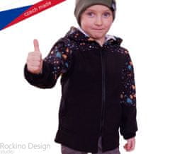 ROCKINO Softshellová dětská bunda vel. 110,116,122 vzor 8808 - kameny, velikost 116