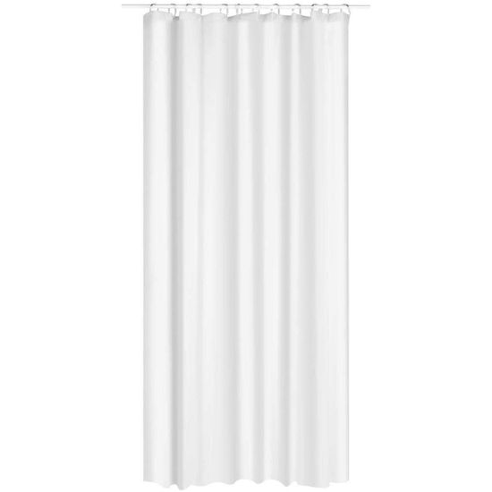 5five Bílý sprchový závěs z polyestru EVA, 180x200 cm