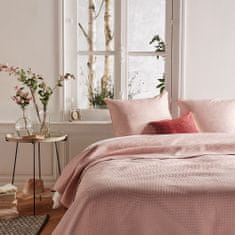 Atmosphera Přehoz přes postel 260 x 240 cm s povlaky na polštáře 60 x 60cm, růžový