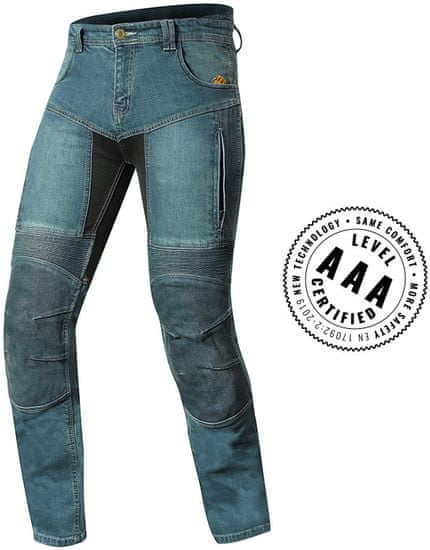 TRILOBITE kalhoty jeans PARADO 661 Circuit Short Slim modré