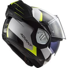 LS2 ADVANT CODEX překlápěcí helma bílá/černá