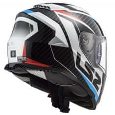 LS2 STORM RACER helma červená/modrá
