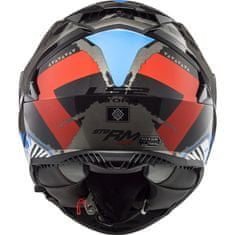 LS2 STORM SPRINTER helma červená/černá/modrá vel.S