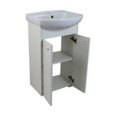 BPS-koupelny Koupelnová skříňka s keramickým umyvadlem Ella 50