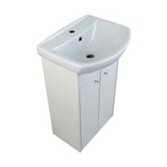 BPS-koupelny Koupelnová skříňka s keramickým umyvadlem Ella 50