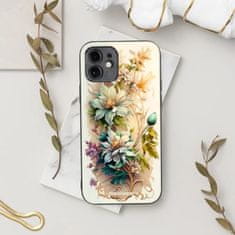 Mobiwear Prémiový lesklý kryt Glossy na mobil Huawei Y6 Prime 2018 / Honor 7A - G014G Krémové květy