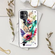 Mobiwear Prémiový lesklý kryt Glossy na mobil Huawei Y6 Prime 2018 / Honor 7A - G017G Pírka a květy