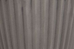 Beliani Květináč hnědo-šedý 36 cm POKA