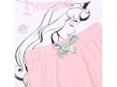 sarcia.eu Spící kráska Disney Dámské letní bavlněné pyžamo s krátkým rukávem a volány L