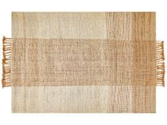 Beliani Jutový koberec 160 x 230 cm béžový HAMZALAR