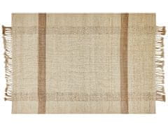 Beliani Jutový koberec 160 x 230 cm béžový YELMEZ