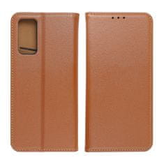 Xiaomi Pouzdro / obal na Xiaomi Redmi 12 4G / 12 5G hnědé - knížkové Leather case SMART PRO