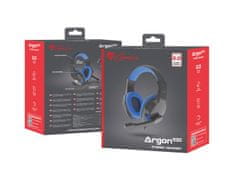 Genesis Herní stereo sluchátka Argon 100, černo-modré, 1x jack 4-pin