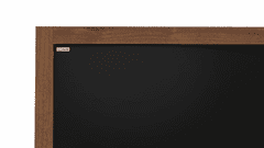 tabule černá křídová v dřevěném rámu 100x80cm - voděodolná,TB108WR