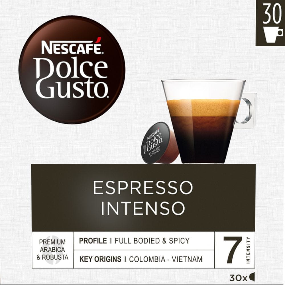 Levně NESCAFÉ Dolce Gusto Espresso Intenso – kávové kapsle – 30 kapslí v balení