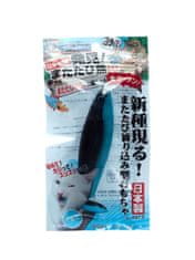 Japan Premium Hračka pro kočky ve tvaru plastové ryby s matabi, modrá